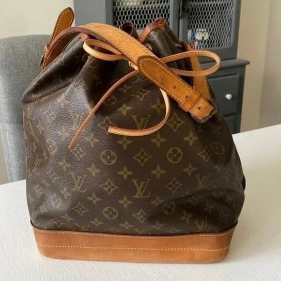 🤩 Louis Vuitton Vintage Monogram GM Noe Bag 1994 Bucket LVT - Picture 7 of 16